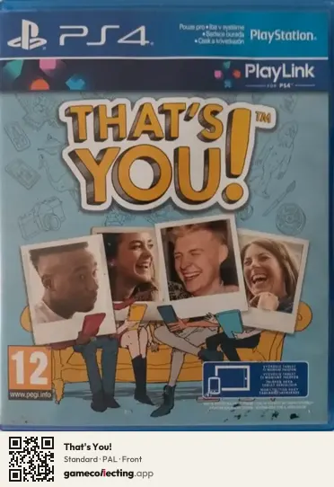 That's You! PlayStation 4, PAL box front
