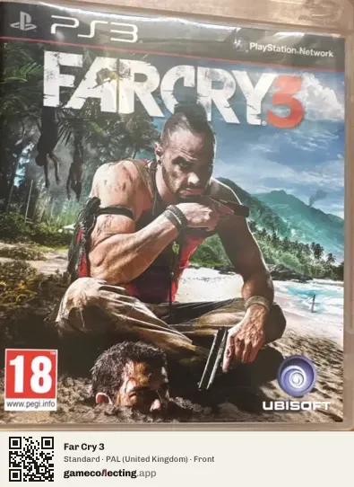 Far Cry 3 PlayStation 3, United Kingdom box front