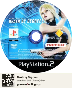 Death by Degrees PlayStation 2, PAL disc