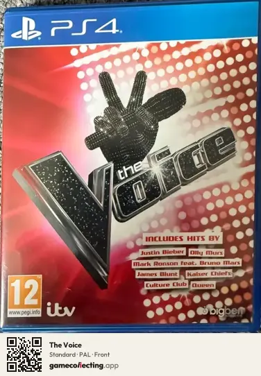 The Voice PlayStation 4, PAL box front