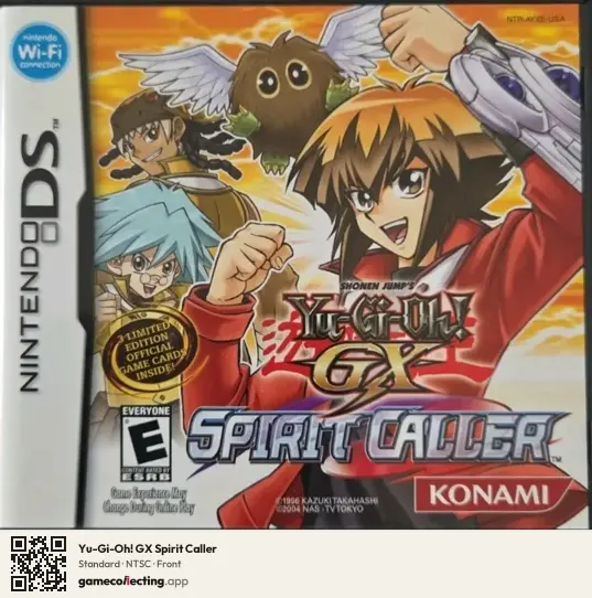 Yu-Gi-Oh! GX Spirit Caller Nintendo DS, NTSC box front