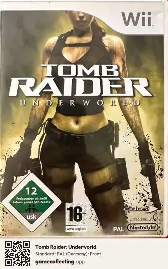 Tomb Raider: Underworld Nintendo Wii, Germany box front