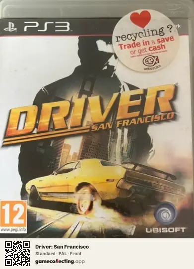 Driver: San Francisco PlayStation 3, PAL box front