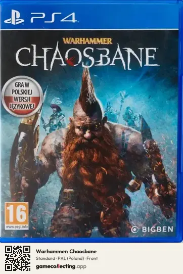Warhammer: Chaosbane PlayStation 4, Poland box front