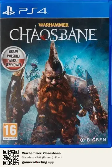 Warhammer: Chaosbane PlayStation 4, Poland box front