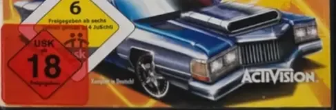 Pimp My Ride: Street Racing, the USK square on its front