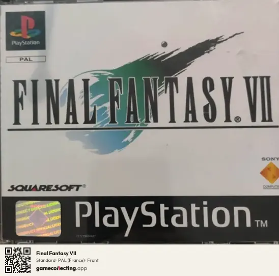 Final Fantasy VII PlayStation, France box front