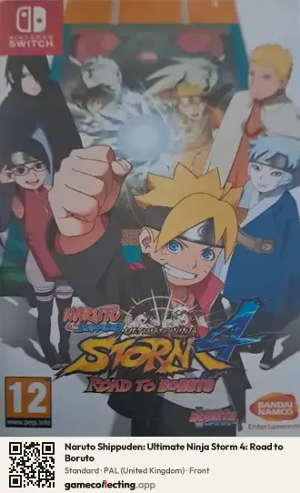Naruto Shippuden: Ultimate Ninja Storm 4: Road to Boruto Nintendo Switch, United Kingdom box front
