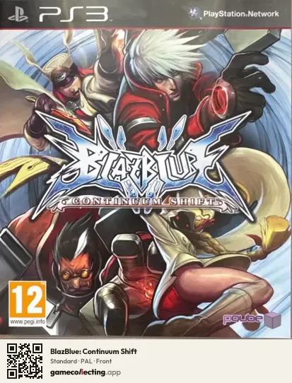 BlazBlue: Continuum Shift PlayStation 3, PAL box front