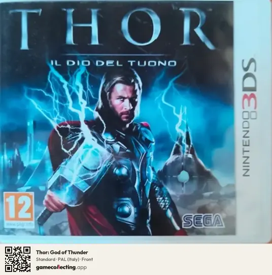 Thor: God of Thunder Nintendo 3DS, Italy box front