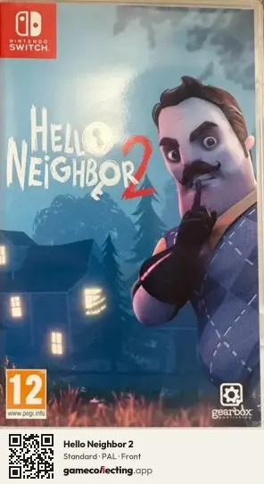 Hello Neighbor 2 Nintendo Switch, PAL box front