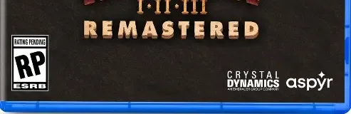 Tomb Raider I-III Remastered, the ESRB box on its front