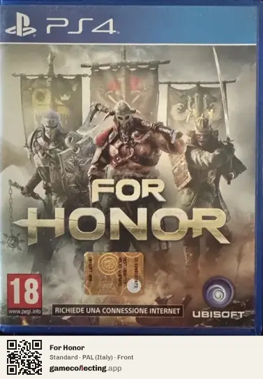 For Honor PlayStation 4, Italy box front
