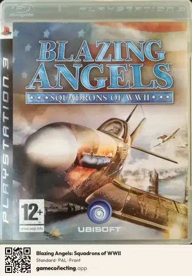 Blazing Angels: Squadrons of WWII PlayStation 3, PAL box front