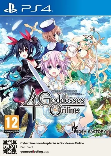 Cyberdimension Neptunia: 4 Goddesses Online PlayStation 4, PAL box front