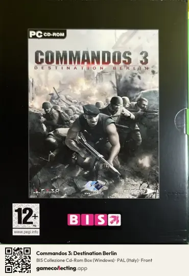 Commandos 3: Destination Berlin Computer, Italy box front