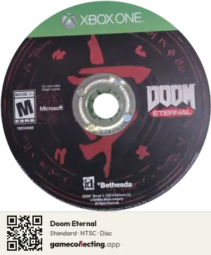 Doom Eternal Xbox One, NTSC disc