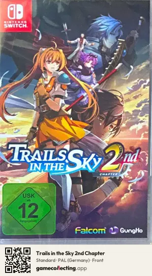 Trails in the Sky 2nd Chapter Nintendo Switch, Germany box front