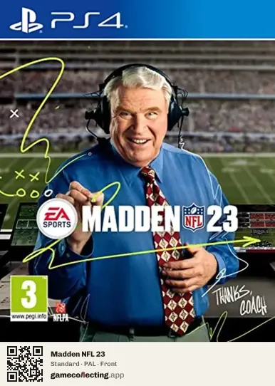 Madden NFL 23 PlayStation 4, PAL box front