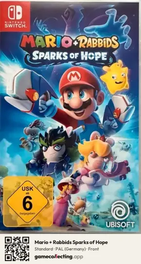Mario + Rabbids Sparks of Hope Nintendo Switch, Germany box front