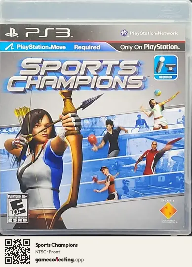 Sports Champions PlayStation 3, NTSC box front