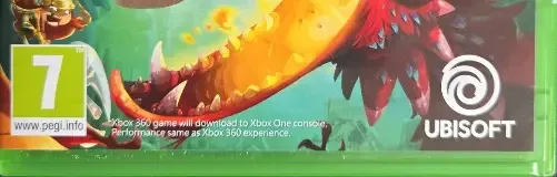 Rayman Legends, the PEGI square on its front