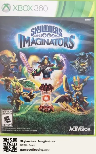 Skylanders: Imaginators Xbox 360, NTSC box front