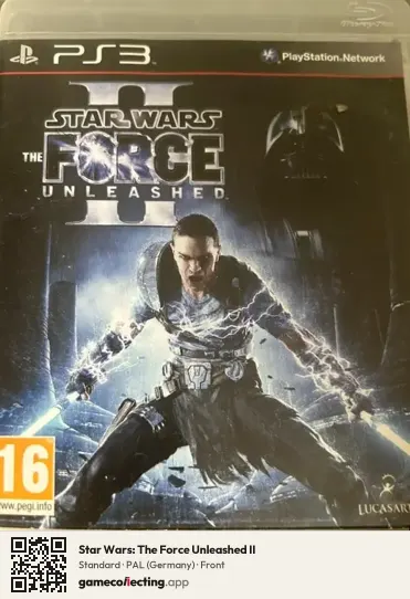 Star Wars: The Force Unleashed II PlayStation 3, Germany box front