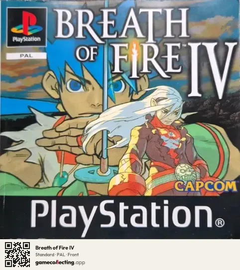 Breath of Fire IV PlayStation, PAL box front