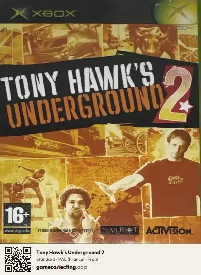 Tony Hawk's Underground 2 Xbox, France box front