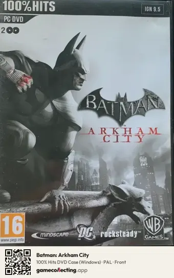 Batman: Arkham City Computer, PAL box front