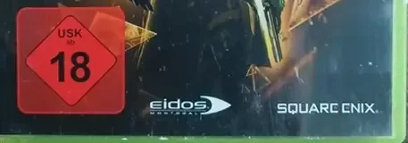 Deus Ex: Human Revolution, the USK square on its front