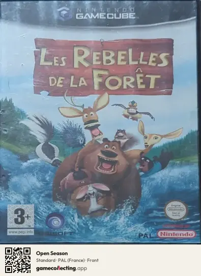 Open Season Nintendo GameCube, France box front