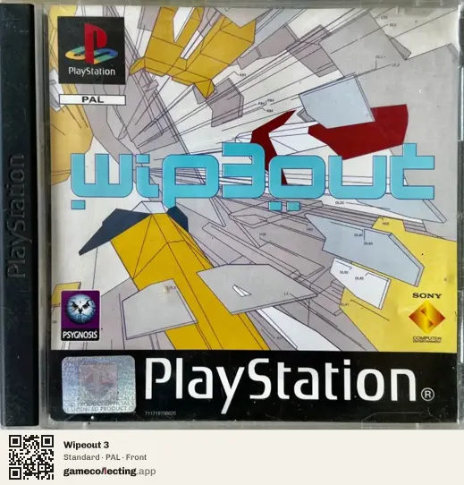 Wipeout 3 PlayStation, PAL box front