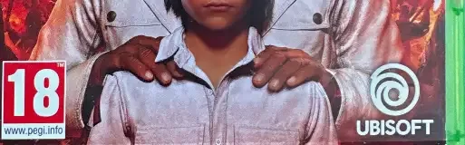Far Cry 6, the PEGI square on its front