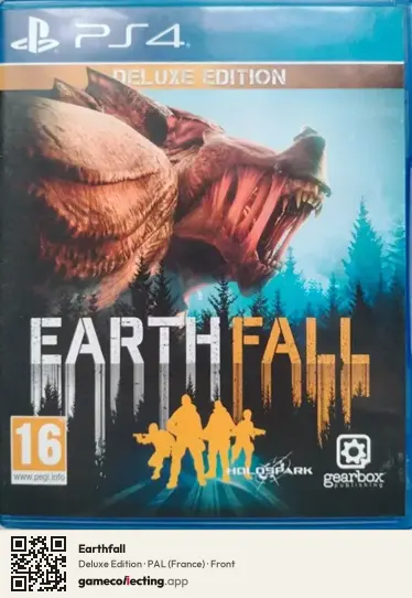 Earthfall PlayStation 4, France box front