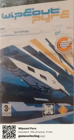 Wipeout Pure PlayStation Portable, France box front