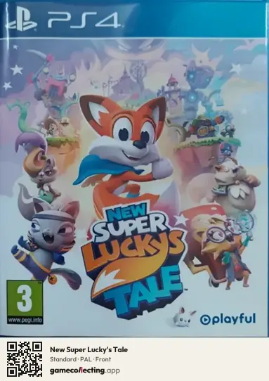 New Super Lucky's Tale PlayStation 4, PAL box front