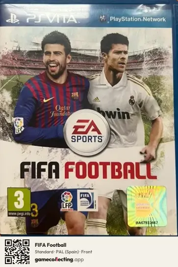 FIFA Football PlayStation Vita, Spain box front