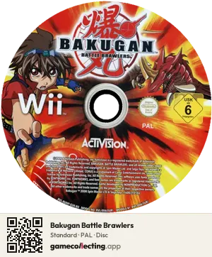 Bakugan Battle Brawlers Nintendo Wii, PAL disc
