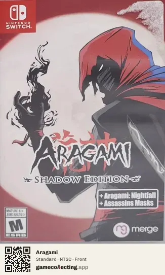 Aragami Nintendo Switch, NTSC box front