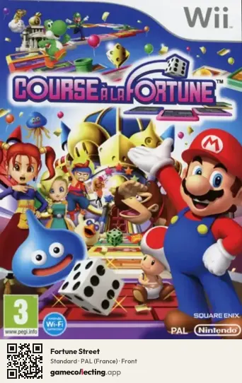 Fortune Street Nintendo Wii, France box front