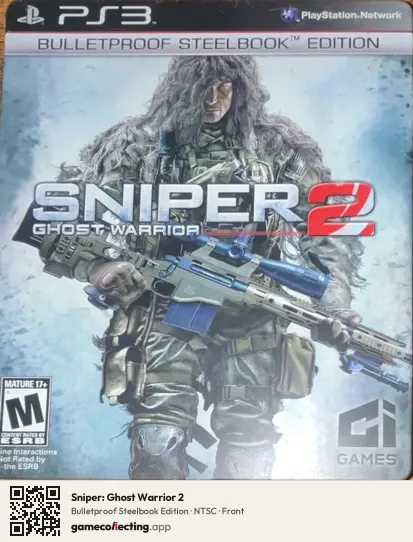 Sniper: Ghost Warrior 2 PlayStation 3, NTSC box front