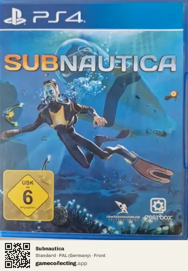 Subnautica PlayStation 4, Germany box front