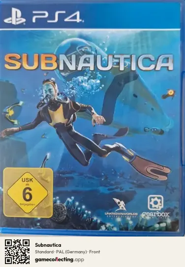 Subnautica PlayStation 4, Germany box front