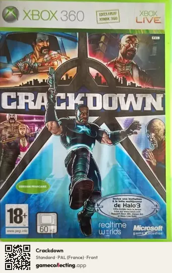 Crackdown Xbox 360, France box front