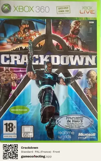 Crackdown Xbox 360, France box front