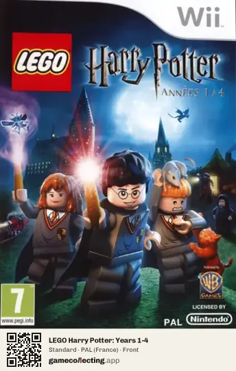 LEGO Harry Potter: Years 1-4 Nintendo Wii, France box front