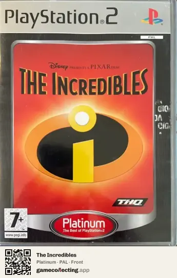 The Incredibles PlayStation 2, PAL box front