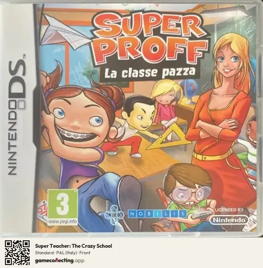 Super Teacher: The Crazy School Nintendo DS, Italy box front